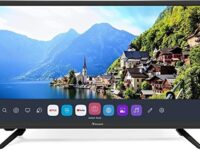 Norcent N24H-S1 24 Inch 720P HD LED Smart TV Build-in WebOS System, HDMI ARC USB Optical Ports, with TTS Function (Norcent N24H-S1)