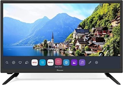 Norcent N24H-S1 24 Inch 720P HD LED Smart TV Build-in WebOS System, HDMI ARC USB Optical Ports, with TTS Function (Norcent N24H-S1)