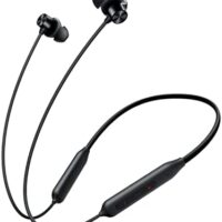 OnePlus Bullets Wireless Z2 Bluetooth in Ear Earphones with mic, Bombastic Bass – 12.4 mm Drivers, 10 Mins Charge – 20 Hrs Music, 30 Hrs Battery Life, IP55 Dust & Water Resistant (Magico Black)