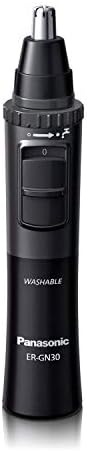 Panasonic Men's Ear and Nose Hair Trimmer, Wet Dry Hypoallergenic Dual Edge Blade - ER-GN30-H