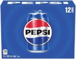 Pepsi cola Cans, 355 millilitre (Pack of 12) - Packaging May Vary