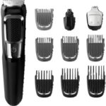 Philips Multigroom Series 3000 Cordless with 10 Trimming Accessories, Lithium-Ion and Storage Bag, MG3750/10