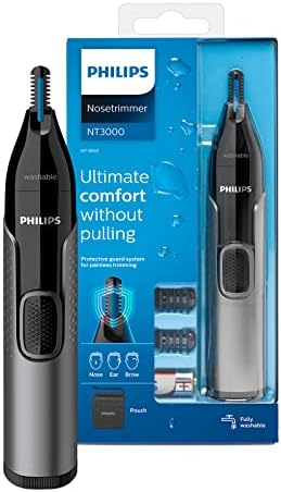 Philips Nose Trimmer Series 3000 with Protective Guard System, NT3650/26