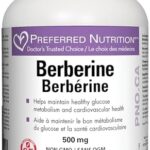 Preferred Nutrition - Berberine 180 VCaps, 1000mg daily serving, Cardiovascular Health & Support Blood Sugar Metabolism - Berberine Supplement - High potency - 500mg per capsule - 90 day supply