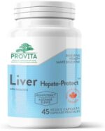 Provita Liver Hepato-Protect™ - Comprehensive Liver Detox & Regeneration Formula - Vegan & Non-GMO (45 Capsules)