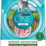 Purina ONE +Plus Dry Cat Food, Indoor Advantage Turkey - 3 kg Bag