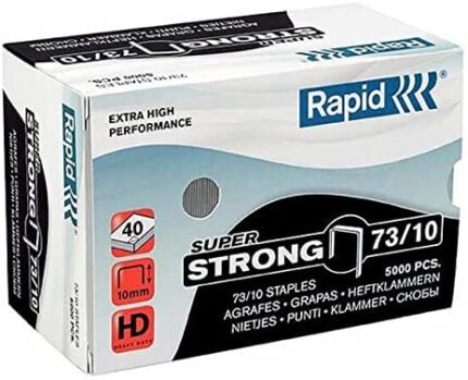 Rapid 24890400 3/8-Inch 73 Series Staples for Stapling Pliers with HD31, 5000 Per Box