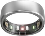 RingConn Smart Ring with No App Subscription, Size First with Sizing Kit, 7-Day Battery Life Activity & Sleep Health Tracker/Stress Monitor, IP68 Compatible with iOS & Android (Silver, Size 6)