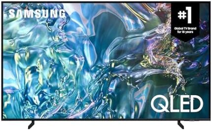 SAMSUNG 55-Inch QLED 4K Q60D Series Quantum HDR, Q-Symphony, Motion Xcelerator, Gaming Hub, Smart TV - [QN55Q60DAFXZC] [Canada Version] (2024)