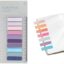 SHUTTLE ART Sticky/Book Tabs, Book Markers, Repositionable Book Flags Strip, Writable Transparent for School Supplies and Office Supplies Colorful Sticky Book Tabs (1 Packs | 200 Pcs Notes)