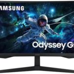 Samsung 32 inch Odyssey G55C QHD 165 Hz 1 ms Curved Gaming Monitor – (LS32CG550ENXZA) [Canada Version]