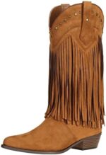 SheSole Women Cowgirl Cowboy Boots Block Heel Western Shoes