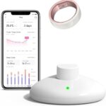 Smart Ring to Track Period Cycle, Wearable Finger Temperature Monitoring Sensor with App Auto-Sync, Period and Sleep Analysis