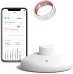 Smart Ring to Track Period Cycle, Wearable Finger Temperature Monitoring Sensor with App Auto-Sync, Period and Sleep Analysis