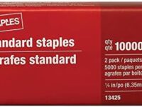 Staples Standard Staples, 5,000/Box x 2 PK, 10,000 Count (13425-US) by Staples