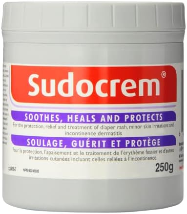 Sudocrem - Diaper Rash Cream for Baby, Soothes, Heals, and Protects, Relief and Treatment of Diaper Rash, Zinc Oxide Cream - 250g