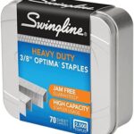 Swingline Optima High Capacity Staples, for 60/70 Sheets staplers, 3/8-Inch Leg Length, 125 per Strip, 2500 per Box (S7035550)