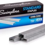 Swingline Standard Staples, 1/4 Inch Leg Length, 210 Staples per Strip, 5000 Staples per Box (7471135108)