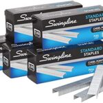 Swingline Staples, Standard, 1/4 Inch Length, 5000/Box, 5 Boxes (7471135101), Silver