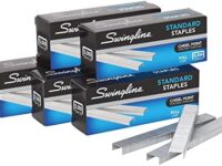 Swingline Staples, Standard, 1/4 Inch Length, 5000/Box, 5 Boxes (7471135101), Silver