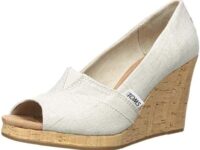 TOMS womens Classic Wedge Espadrille Wedge Sandal