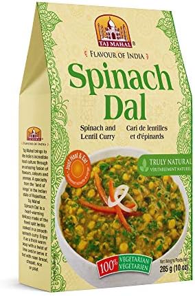 Taj Mahal Spinach Dal - Ready to Eat, 285 Grams