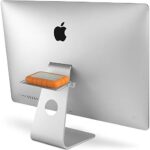 Twelve South BackPack for iMac and Apple Displays | Hidden Storage Shelf for Hard Drives and Accessories (silver)