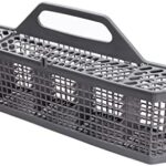 Universal Dishwasher Cutlery Basket Replacement WD28X10128 Dishwasher Utensil Silverware Basket, Compatible with Part No. AH959351, EA959351, PS959351, WD28X10127, WD28X10132