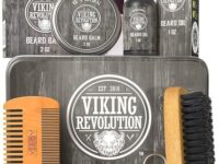 Viking Revolution - Ultimate Beard Kit - Beard Grooming Kit with Beard Brush, Beard Comb, Beard Balm, Beard Oil, Beard & Moustache Scissors - Gifts for Men