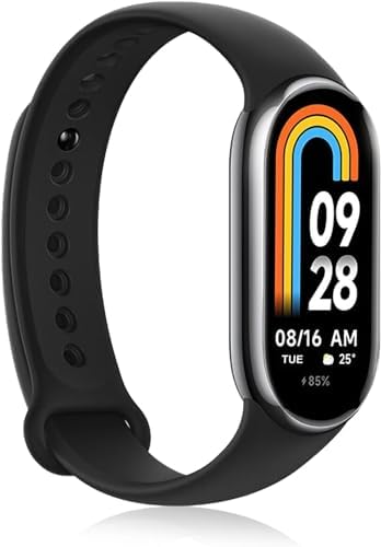 Xiaomi Mi Smart Band 8 (Global Version) Health & Fitness Tracker with 60Hz Refresh Rate 1.62" AMOLED Display, 16-Day Battery Life, 150+ Sports Modes, Blood Oxygen, Heart Rate,Sleep & Stress Monitoring