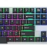 Zebronics New Launch Trion Gaming Keyboard & Mouse Gaming Combo, 104 Keys Backlit, Translucent Material, Multi Color LED, Multi DPI Modes, High Precision, ₹ Key