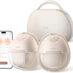 eufy Wearable Breast Pump S1 Pro, Electric Hands-Free Breast Pump with Heating Technology, Portable Charging Case, App-Controlled Smart Rhythm, Hospital-Grade Suction, Leak-Proof and Ultra-Quiet