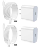 iPhone Charger Apple Charger,[Apple MFi Certified]2 Pack Apple Type C Wall Charger Block with 2 Pack [6FT&10FT] Long USB C to Lightning Cable for iPhone 14/13/12/12 Pro Max/11/Xs Max/XR/X,AirPods Pro