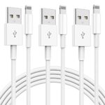 iPhone Charger Cord Lightning Cable (Apple MFi Certified) 6/6/10ft 3 Pack iPhone Cable Fast Charging Long Apple Charger Cable for iPhone 13 13 Pro 12 Pro 11 SE Max XS XR X, iPad Mini Air, iPod, AirPod