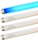 13'' BL T8 F10W Replacement Bulbs for Liba, Aspectek Black Blue Lighting Tube,10Watt Linear F10T8/BL Fluorescent Lamps for 20W Electric Machine Light,4pack