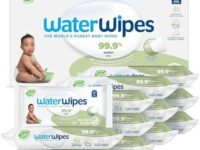 WaterWipes Plastic-Free Textured Clean, Toddler & Baby Wipes, 99.9% Water Based Wipes, Unscented & Hypoallergenic for Sensitive Skin, 720 Count (12 packs), Packaging May Vary