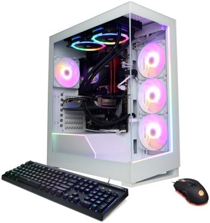 CYBERPOWERPC Gamer Xtreme VR Liquid Cool Gaming PC, Intel Core i9-14900KF 3.2GHz, GeForce RTX 4070 Super 12GB, 32GB DDR5, 1TB PCIe Gen4 SSD, WiFi Ready & Windows 11 Home (GXiVR8780A4)