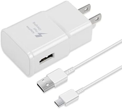 Adaptive Fast Type C Charger kit with 5FT USB Type C Cable Fast Charging for Samsung Galaxy S21/S21+/S10/S10e/S9/S8/A51/Z Flip3/A53/A71/Note 8/9, Google Pixel 3/2XL, Replacement Original Fast Charger