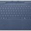 Microsoft Surface Pro Keyboard for Surface Pro 9 and 8 with Pen Storage, Alcantara Material, Sapphire