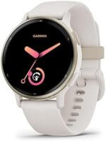 Garmin vívoactive 5, Health and Fitness GPS Smartwatch, AMOLED Display, Up to 11 Days of Battery, Ivory