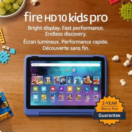 Amazon Fire HD 10 Kids Pro tablet - ages 6-12 | 10.1" brilliant screen, parental controls, slim case | 2023 release, 32 GB, Nebula