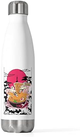 20oz Insulated Bottle Novelty Udon Noodle Nigiri Nachos Japanese Foods Enthusiast Hilarious Hot Broth 20oz