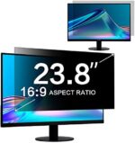 23.8 Inch Computer Privacy Screen Filter for 16:9 Widescreen Computer Monitor 20.75"x11.68" - Computer Screen Privacy Shield and Anti Blue Light Anti Glare Protector