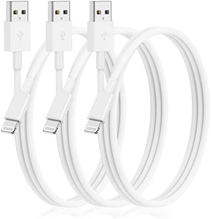 3Pack for [Apple MFi Certified] iPhone Charging Cable 3ft-Lightning to USB Cable Wire - 3 Foot iPhone USB Charger Cords for Apple iPhone 14 13 12 Xs Max XR X 8 7 6 5 Plus,iPhone SE