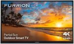 43" Furrion Aurora Weatherproof Outdoor Smart TV, 4K UHD LED, Partial Sun