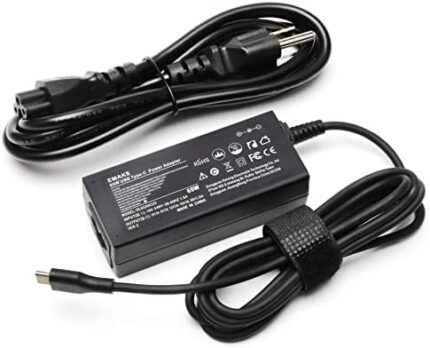 65W 45W Emaks Ac Adapter/Laptop Charger/Power Supply for HP Pavilion 15-F:15-f111dx 15-f272wm 15-f211wm 15-f271wm 15-f233wm 15-f387wm 15-f211nr 15-f337wm 15-f224wm 15-f269nr and More hp Laptop (45w)