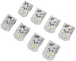 8 Pack Refrigerator Light Bulb Fits GE LED Light Replace WR55X25754 WR55X11132 WR55X30602 WR55X26486 PS4704284 3033142 EAP12172918 AP6261806