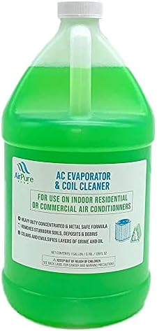 A/C Evaporator Coil Cleaner - No Rinse Professional Grade Formula - For Commercial or Residential Use -1 Gallon - 4L