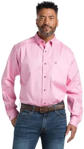 ARIAT mens Solid Twill Shirt