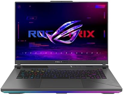 ASUS ROG Strix G16 (2024) Gaming Laptop, 16” Nebula Display 16:10 WQXGA 240Hz, GeForce RTX 4060, Intel Core i9-14900HX, 16GB DDR5, 1TB PCIe SSD, Wi-Fi 6E, Windows 11, G614JVR-DS91-CA